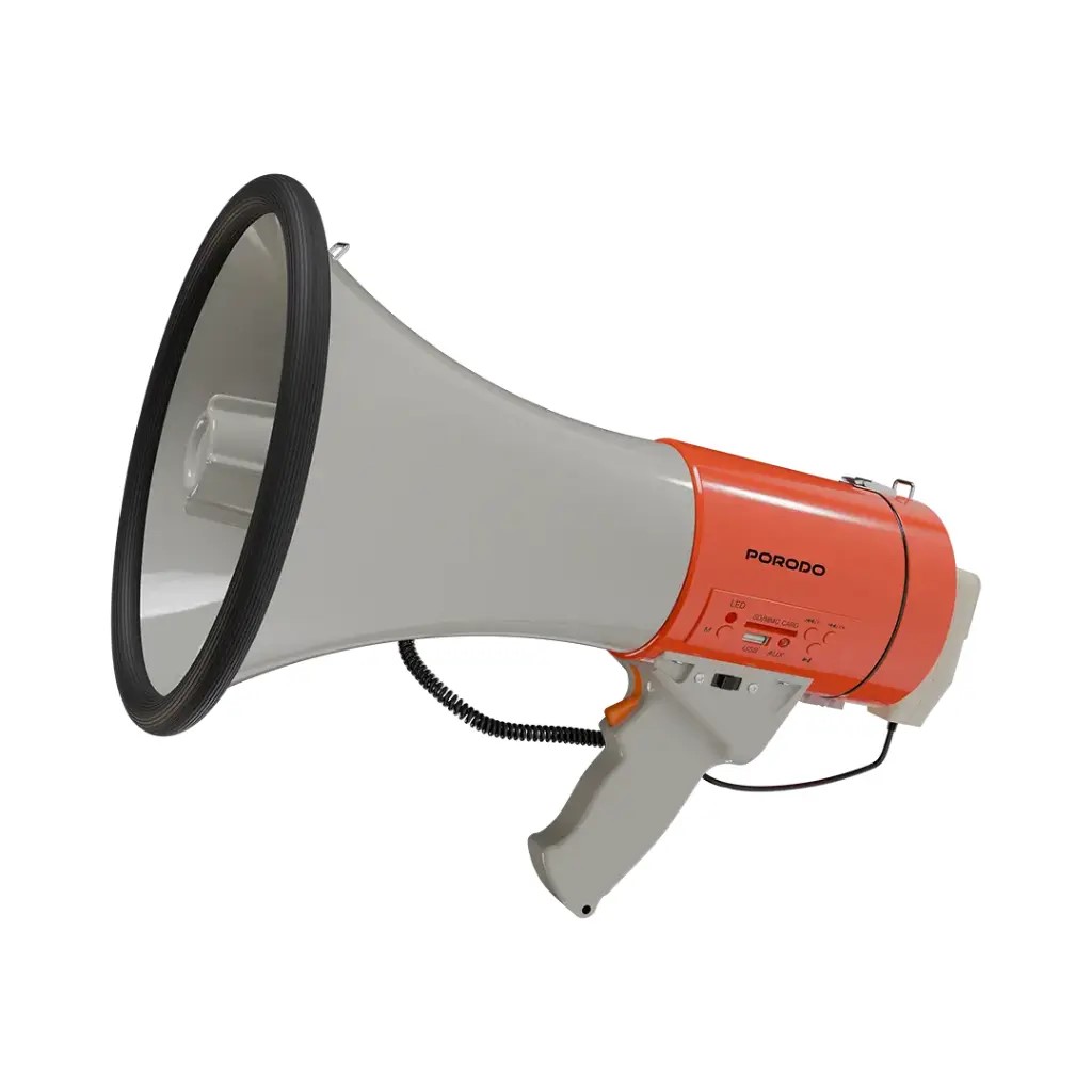 بلند گوی دستی پرودو Porodo Portable Megaphone