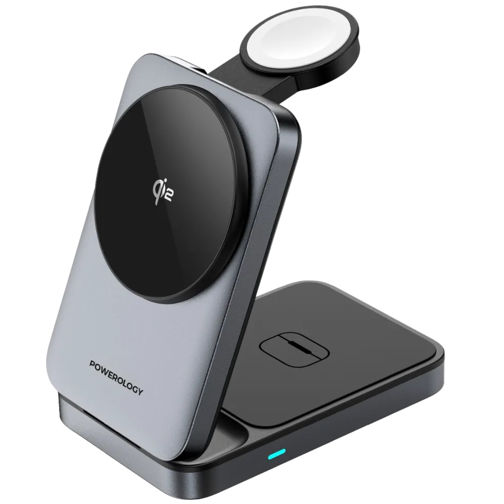 استند وایرلس گوشی ، ایرپاد و ساعت اپل پاورولوژی